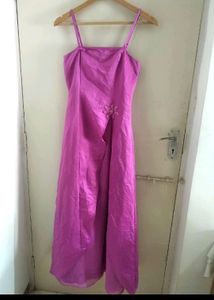 Pink Spaghetti Strap Formal Dress