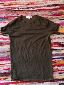 Calvin Kelvin Olive Green Premium New Like T Shirt