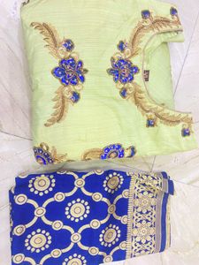 Elegant Indian Gown Set