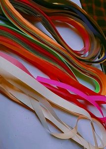 QUILING COLORFULL Strips Set Of 12 Colors