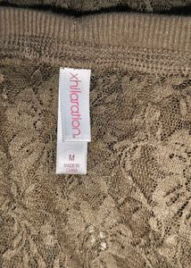 Floral Lace Brown 🤎 Top