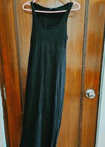 H&amp;M BLACK SLEEVELESS BODYCON DRESS