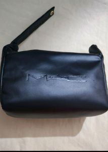MAC Black Leather Bag