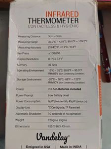 Vandelay Digital Temprature Thermameter For Body