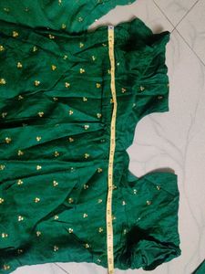 Green Embroidered Salwar Suit