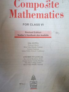 Class 6 Mathematics Book Composite Mathematic