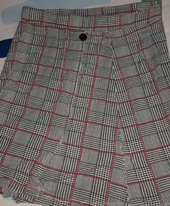 Mini Checkered  Skirt