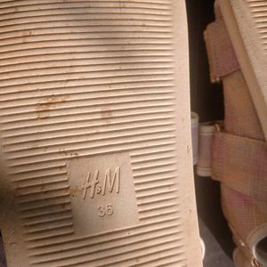 H&amp;M Pink &amp; White Sandal