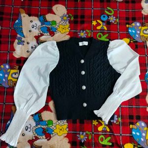 Vintage Crop Cardigan 🪞