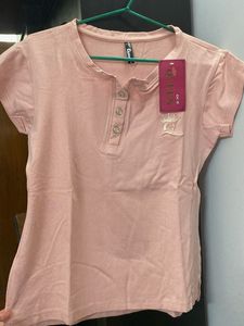 Flat 199 Any Top! Brand New Queen Peachy Pink Top