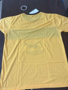 Track&amp;Field yellow Tshirt With Price Tag