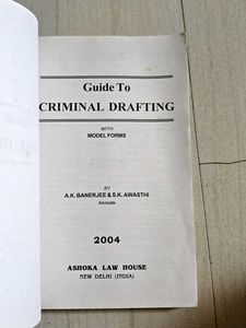 Guide to Criminal Drafting with Model Forms
