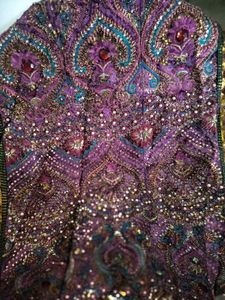 Embroidered ready to wear lehanga saree