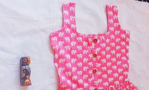 Pink Sleeveless Dress