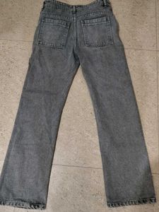 Trendy Grey Acid Wash Jeans