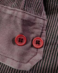 Burgundy Long Sleeve Jeep Polo Shirt
