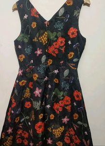 Multi Floral Printed Dress For 32 Bust