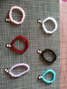 Cute Beaded Bracelet with Panda Charm