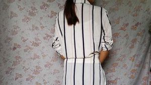 Striped Button-Down Shirt