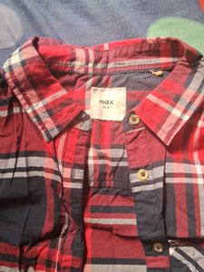 Max Red Casual Shirt