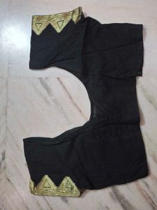 Black Cotton Blouse