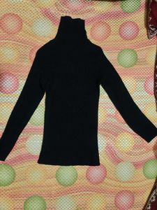 Black Turtleneck Sweater