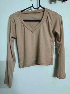 Long Sleeve Crop Top