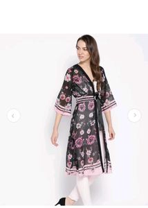 Madame Floral Print Kimono Shrug