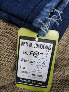 F@04 Size-26 Slim Jeans