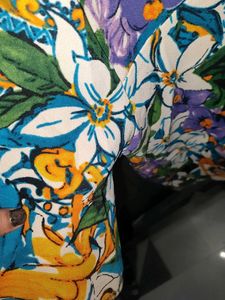 Floral Print Short Sleeve Top