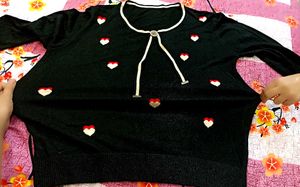 Heart Pattern Sweater