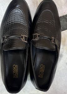 Rosso Brunello Black Loafers With box