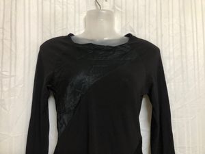 Sava Long Sleeve Black Top