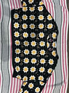 Zara Crochet Daisy Sweater