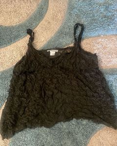 Black Lace Cami Top xs-L