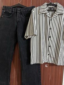 Outfit Combo( baggy Shirt + Jeans)
