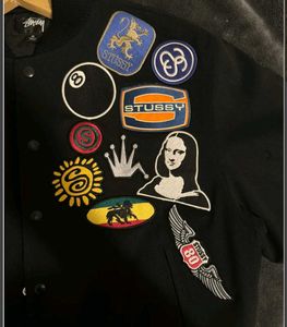 Patched Black Jacket