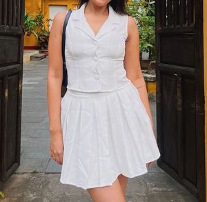 New White Co-ord Set