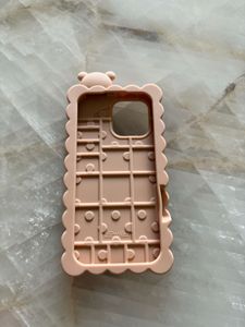 Cute Biscuit Bear Phone Case 16 pro max