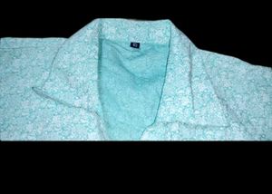 Retro floral shirt top