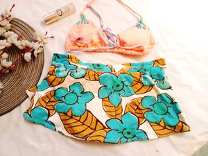 Very Beautiful B Bikini Split Sexy Contrast Set