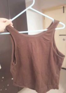 Brown Tank Top - Good Energy