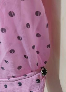 Cute Pink Polka Dot Dress
