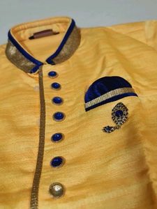 Boys&#39; Yellow Kurta Set