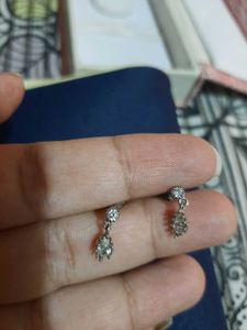 Pure Silver Necklace With Earings