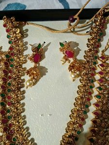 Dual Set Of Temple Jewellery
