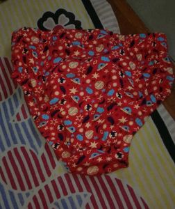 Lux Cozi Boyz Red Printed Briefs