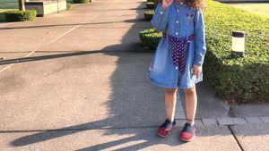 Denim Frock Without Belt