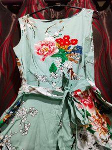Korean A-line Floral Dress...🫰🏻