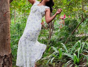 Beautiful Floral Ruffle Maxi Dress